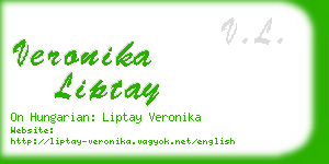 veronika liptay business card